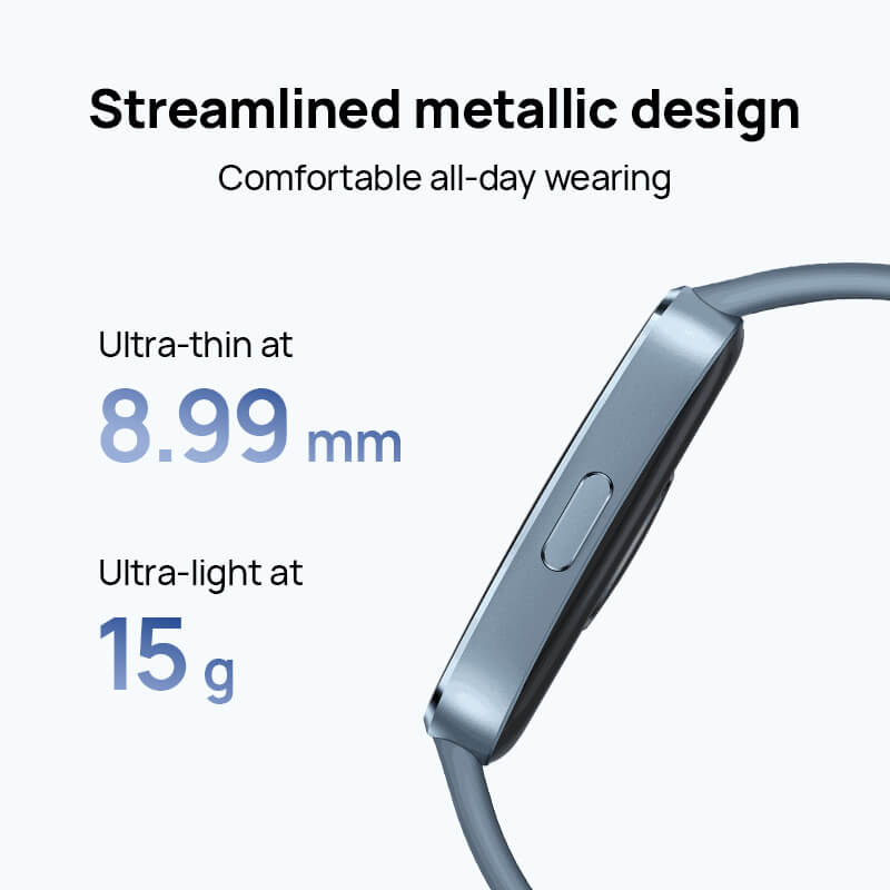 HUAWEI Band 10 Smartwatch with AI-Powered Fitness Monitoring, Pro-Level Sleep Analysis, Emotional Wellbeing Assistant,Streamlined Metallic Design,Fast Charging,iOS Android