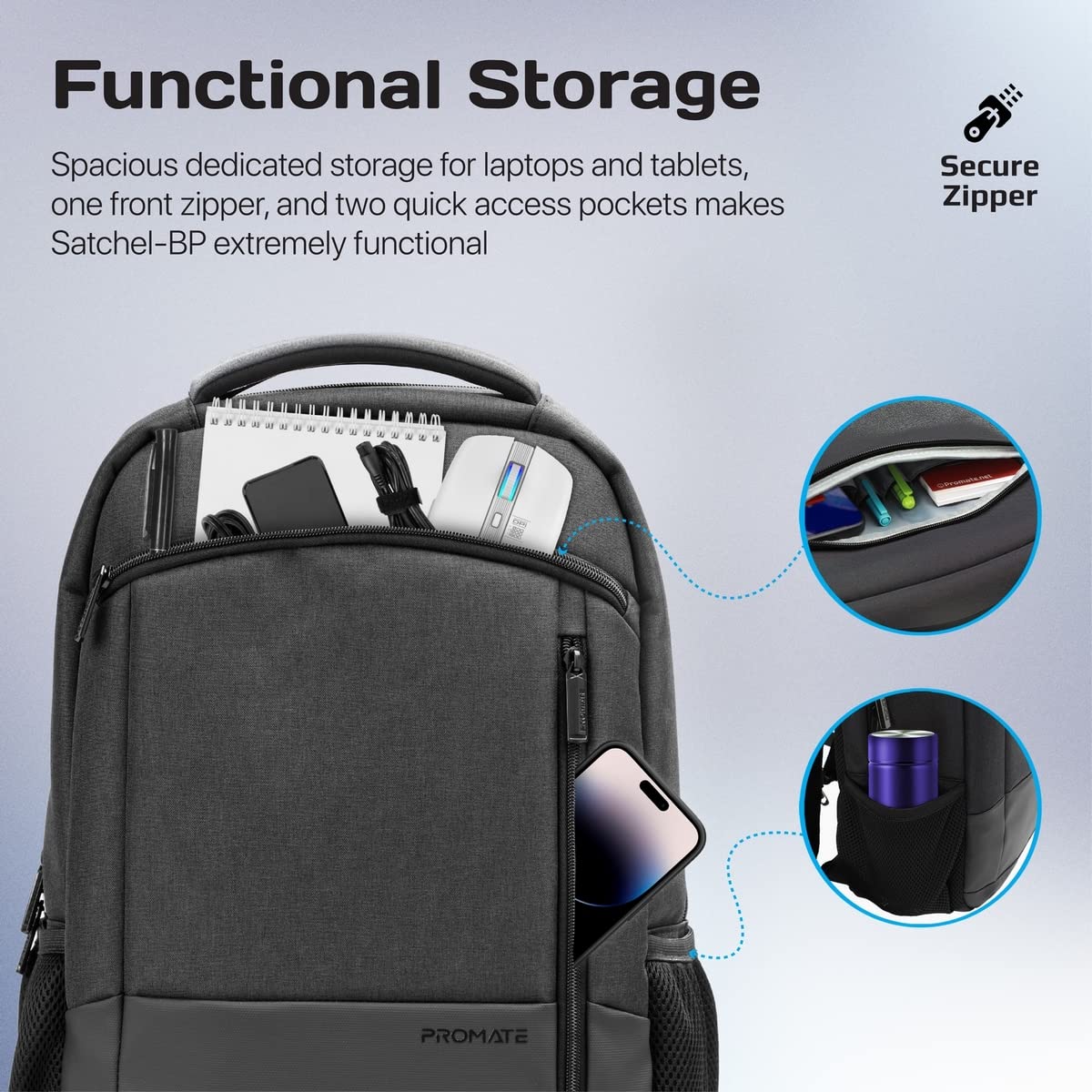 Satchel-BP, Travel Laptop Backpack