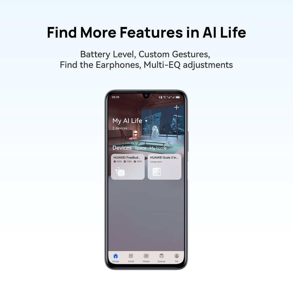Huawei FreeBuds SE 2, 40-Hour Battery Life, Compact and Comfortable to Grip, 3 Hours of Music Playback on a 10-Minute Charge, IP54 Dust & Splash Resistance, Robust Bluetooth 5.3 Connections