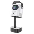 Promate Beamer A250 4K Ultra HD Projector, 250 ANSI Brightness, Height-Adjustable Telescopic Stand, Auto Keystone Correction, Built-in Speaker, Android 11, Wi-Fi, Bluetooth, HDMI Port
