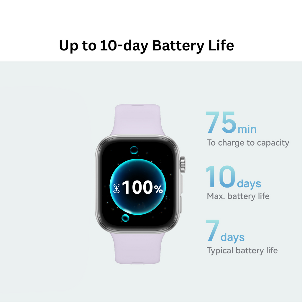 HUAWEI WATCH FIT 4 with Advanced Health Monitoring, Water Sport GPS Tracking, AI Coaching, and 10-Day Battery Life, iOS and Android Compatible