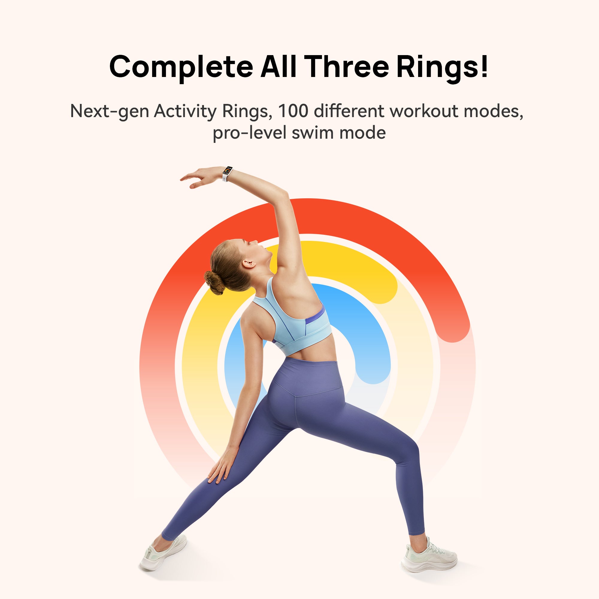 Huawei Band 9, Comfortable All-Day Wearing, Sleep Tracking, Fast Charging, Durable Battery, Intelligent Brightness Adjustments, 100 Different Workout Modes, Compatible with iOS&Android