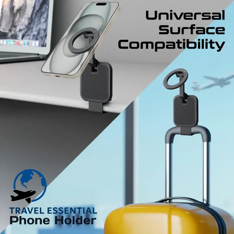 MagHook Promate Phone Holder for Car with 360 Degree Rotating, MagSafe Compatible, Clip-on Designed for Smartphones