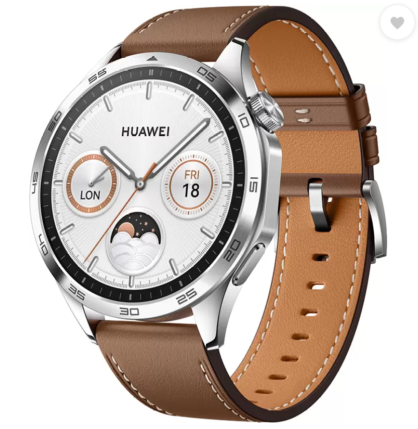 Huawei Watch GT4 46mm 14 Days Battery Life, TruSeen Tech for 24/7 Health Monitoring Smartwatch