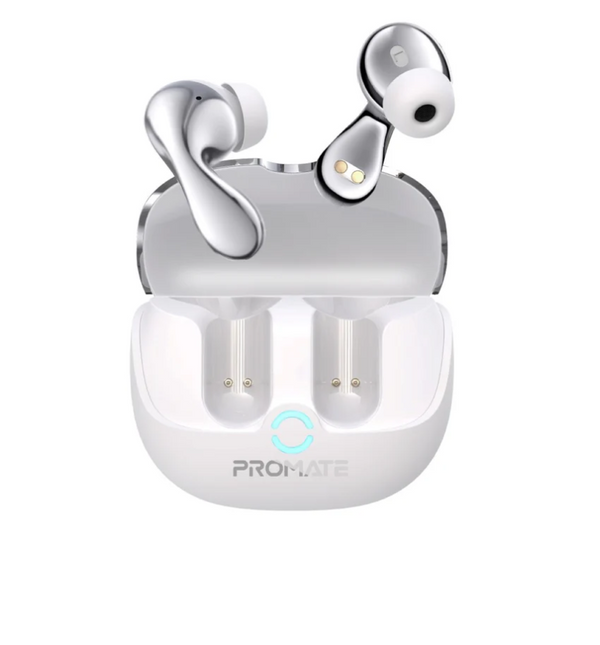 Baton, True Wireless Earbuds with Active and Environmental Noise Cancellation, Bluetooth 5.4, Low Latency Game Mode, 4 Mics for Superior Sound Quality, Transparency Mode, 40Hrs Playtime