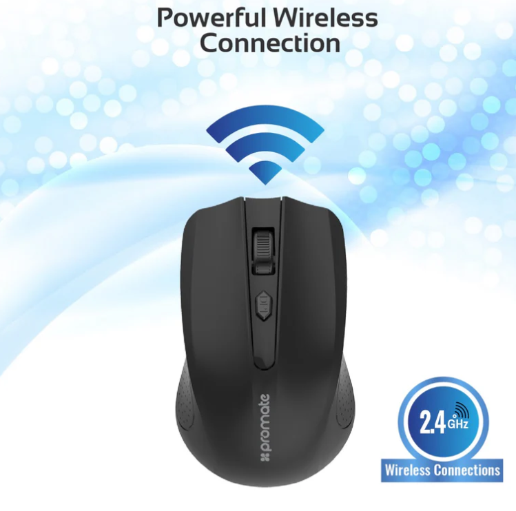 Clix-8,  2.4GHz Wireless Ergonomic Optical Mouse