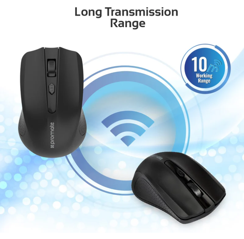 Clix-8,  2.4GHz Wireless Ergonomic Optical Mouse
