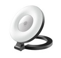 Maghalo, Portable LED Light, Adjustable Selfie Light with 300mAh Battery, MagSafe-Compatible Ring Design, 180-Degree Flip Function, Light Intensity Control and Three Lighting Modes,