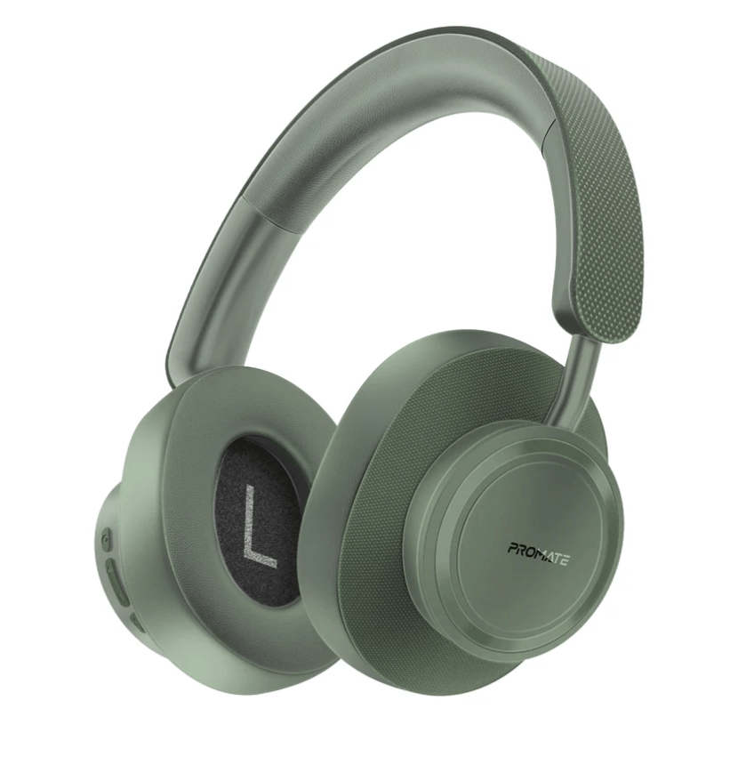 Takt On-Ear Wireless, 12-Hour Playtime, Superior Voice Clarity, Wired and Wireless Modes, Cushioned Earpads, Adjustable Headband, Fabric and Leather Design