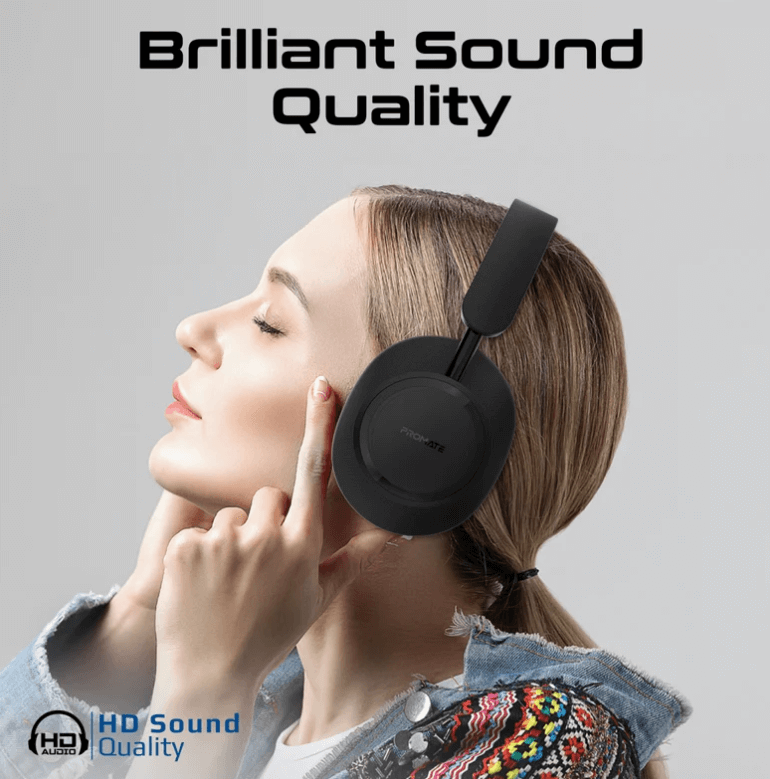 Takt On-Ear Wireless, 12-Hour Playtime, Superior Voice Clarity, Wired and Wireless Modes, Cushioned Earpads, Adjustable Headband, Fabric and Leather Design
