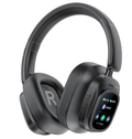 Vutune,  Headphones with,Hybrid Active Noise Cancellation, Detachable Magnetic LCD Touch Screen Controller, 50-Hour Playtime, Dual-Mode Connectivity, and Foldable Headband