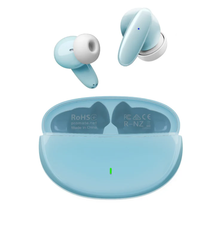 Lush, True Wireless Earbuds, in-Ear Bluetooth v5.1 HD Earphones with Mic, IPX5 Water Resistance, 20H Playback Time, Intelligent Touch Controls and Smart Auto Pairing for iPhone 14, Galaxy S22