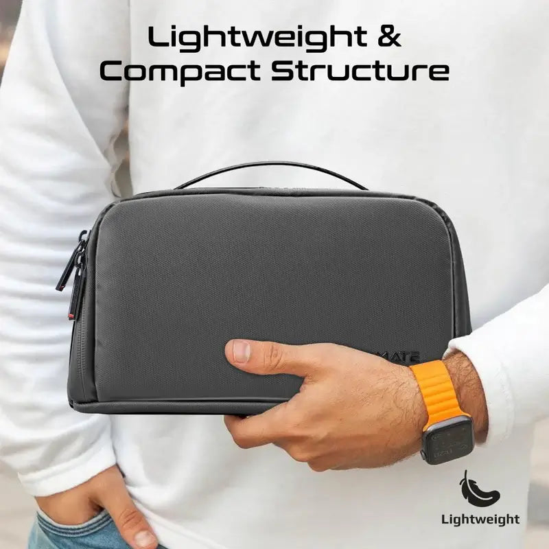 Velura Promate Large Capacity Tech Accessory Pouch with Multiple Compartments