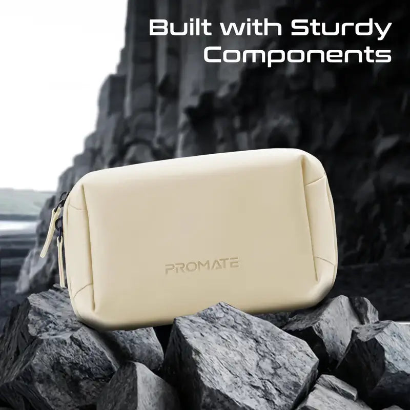 Velvena Promate Compact Tech Essential Organizer Pouch Bag with Multiple Compartments