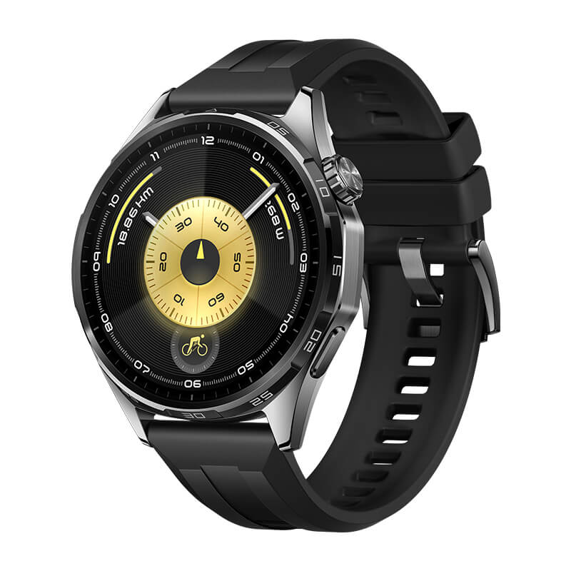 HUAWEI WATCH GT 6 46mm Smart Watch, up to 21 days battery life, Cycling,100+ Sports Mode, iOS & Android Compatible, All-day Health Monitoring