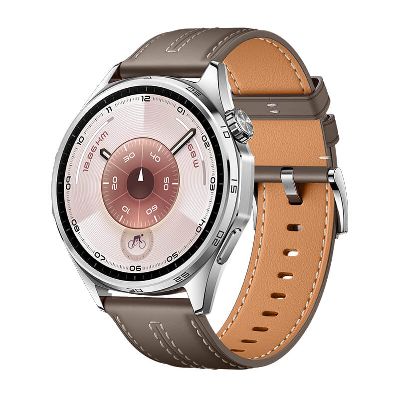 HUAWEI WATCH GT 6 46mm Smart Watch, up to 21 days battery life, Cycling,100+ Sports Mode, iOS & Android Compatible, All-day Health Monitoring