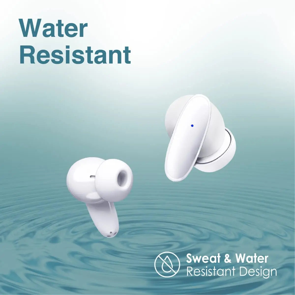 Lush, True Wireless Earbuds, in-Ear Bluetooth v5.1 HD Earphones with Mic, IPX5 Water Resistance, 20H Playback Time, Intelligent Touch Controls and Smart Auto Pairing for iPhone 14, Galaxy S22
