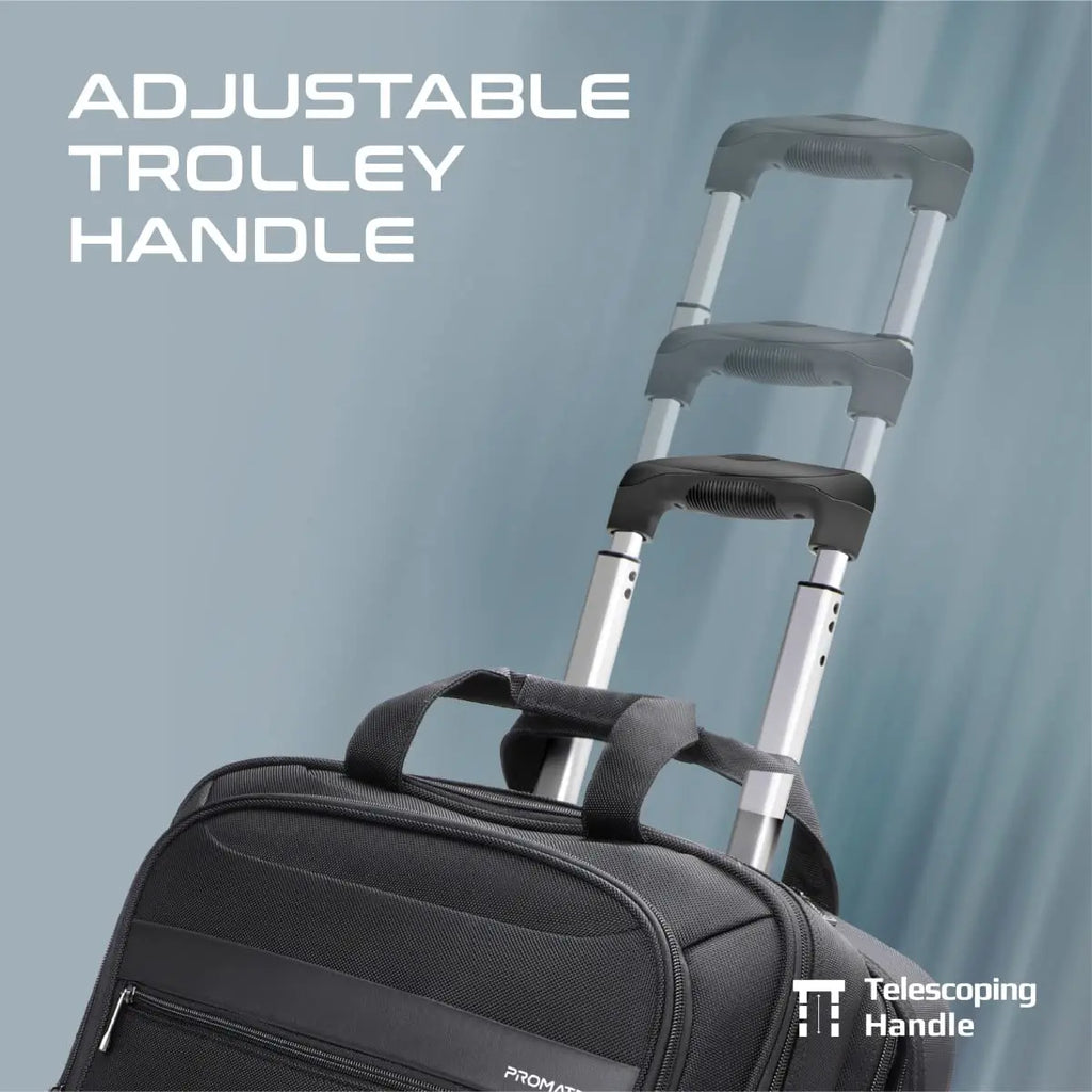 Persona-TR Laptop Trolley Bag with Shoulder Strap